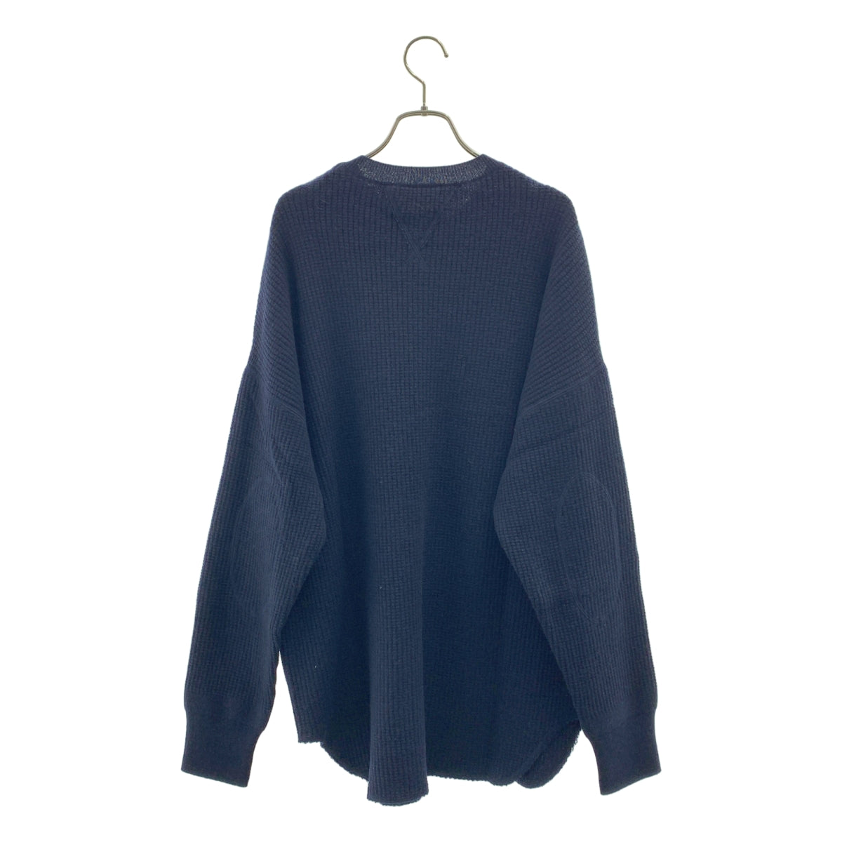 WRAPINKNOT / 랩핑 매듭 | cashmere 100 % / 캐시미어 오버 실루엣 엘보 스티치 니트 스웨터 | 2 | 남성