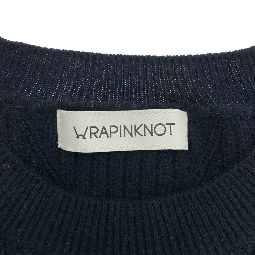 WRAPINKNOT / 랩핑 매듭 | cashmere 100 % / 캐시미어 오버 실루엣 엘보 스티치 니트 스웨터 | 2 | 남성