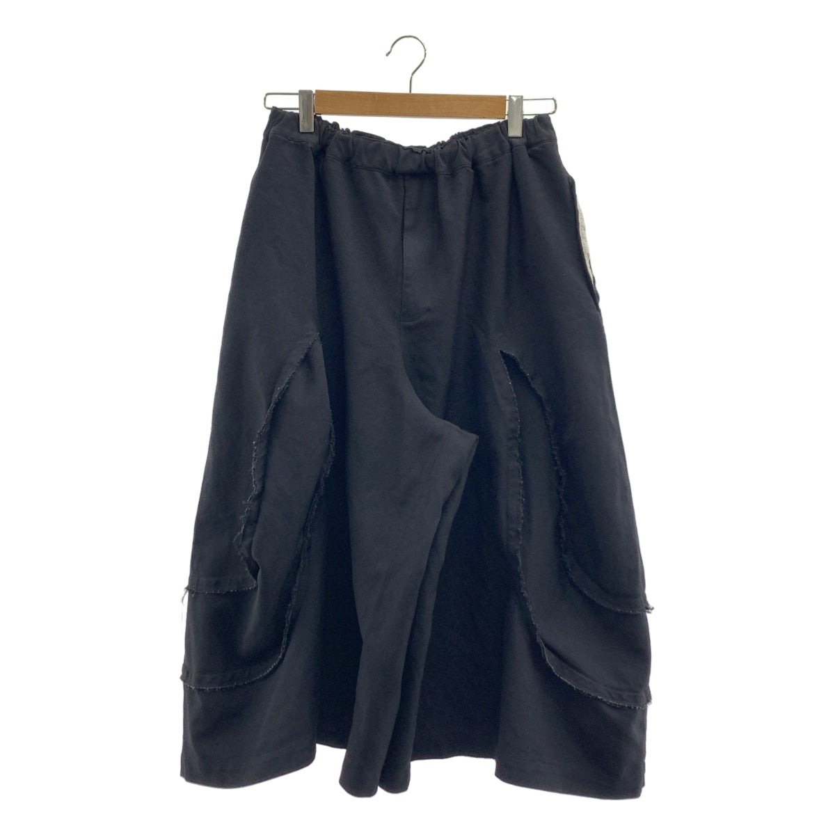 BLACK COMME des GARCONS / ブラックコムデギャルソン | 2018SS | ポリエステル縮絨 変形 ワイドパンツ | M | メンズ