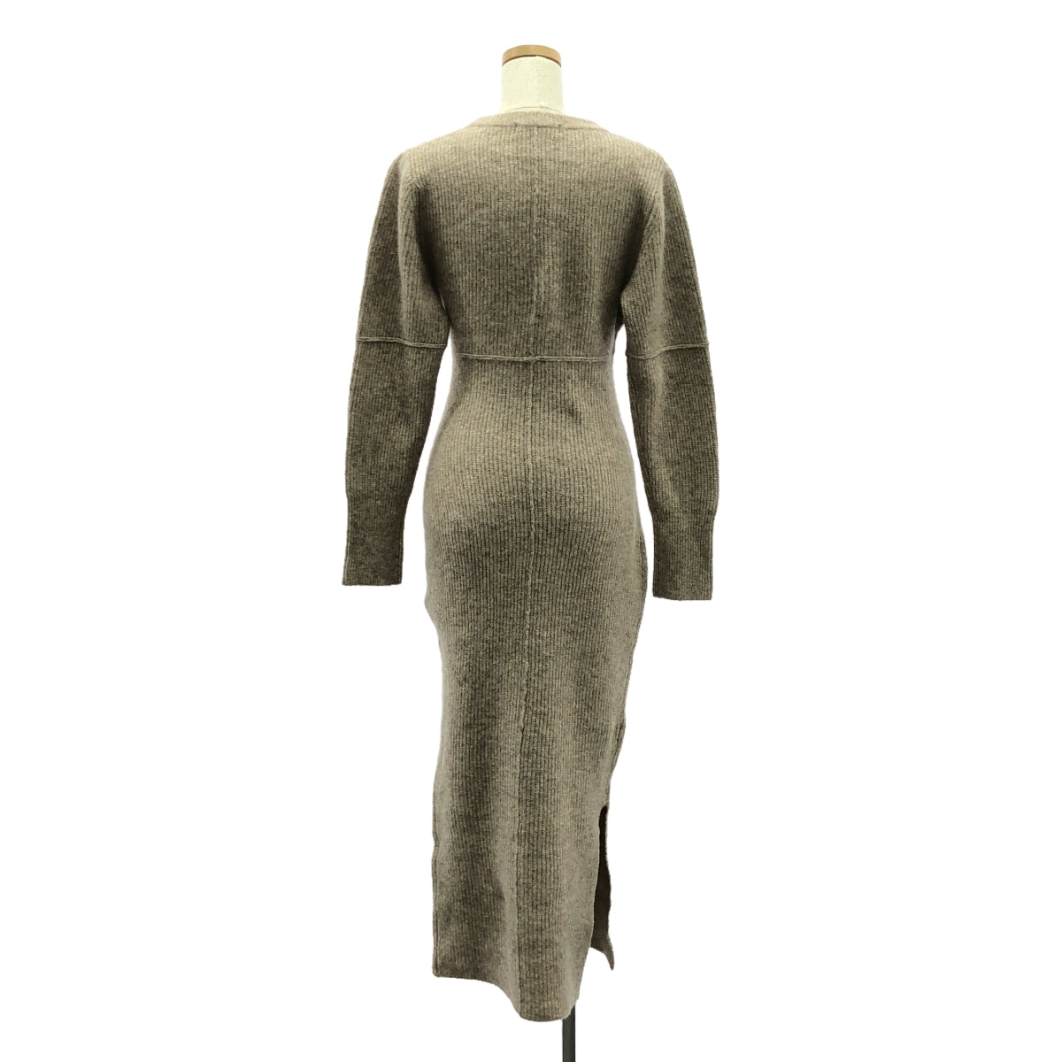 [Good Condition] ROSARYMOON / Rosalie Moon | 2023AW | Alpaca Knit Long Dress | F | MOCHA | Women's