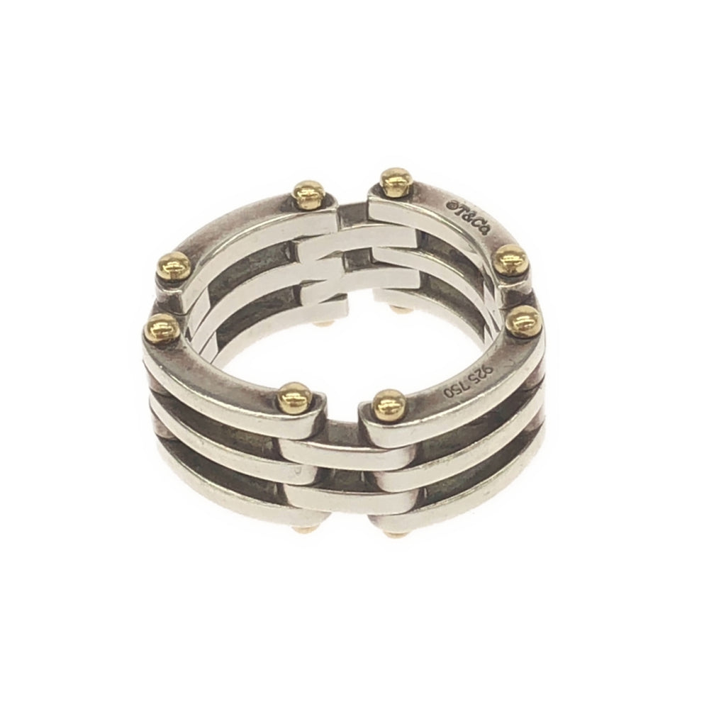 Tiffany &amp; Co / 티파니 | 콤비 게이트 링 / 925 K18YG |