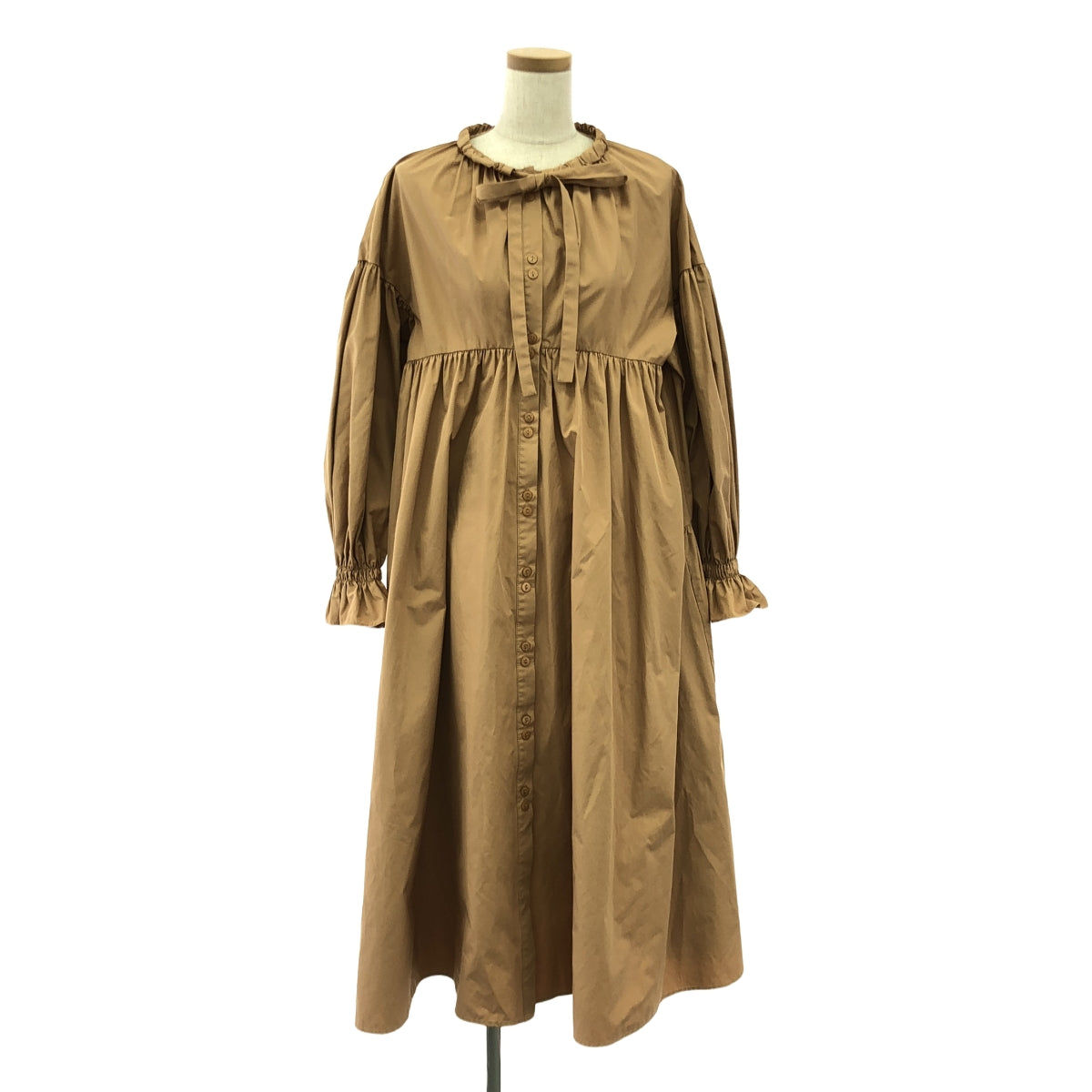 MACHATT / マチャット | リボン バック ティアードドレス  ワンピース | F | ベージュ | レディース