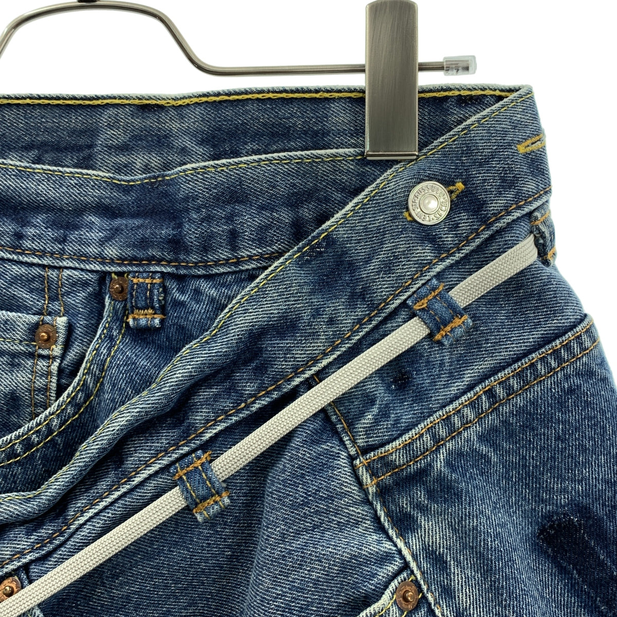 MAISON EUREKA / メゾンエウレカ | REWORK BIGGY SHORTS リメイク デニム バギー ショートパンツ |