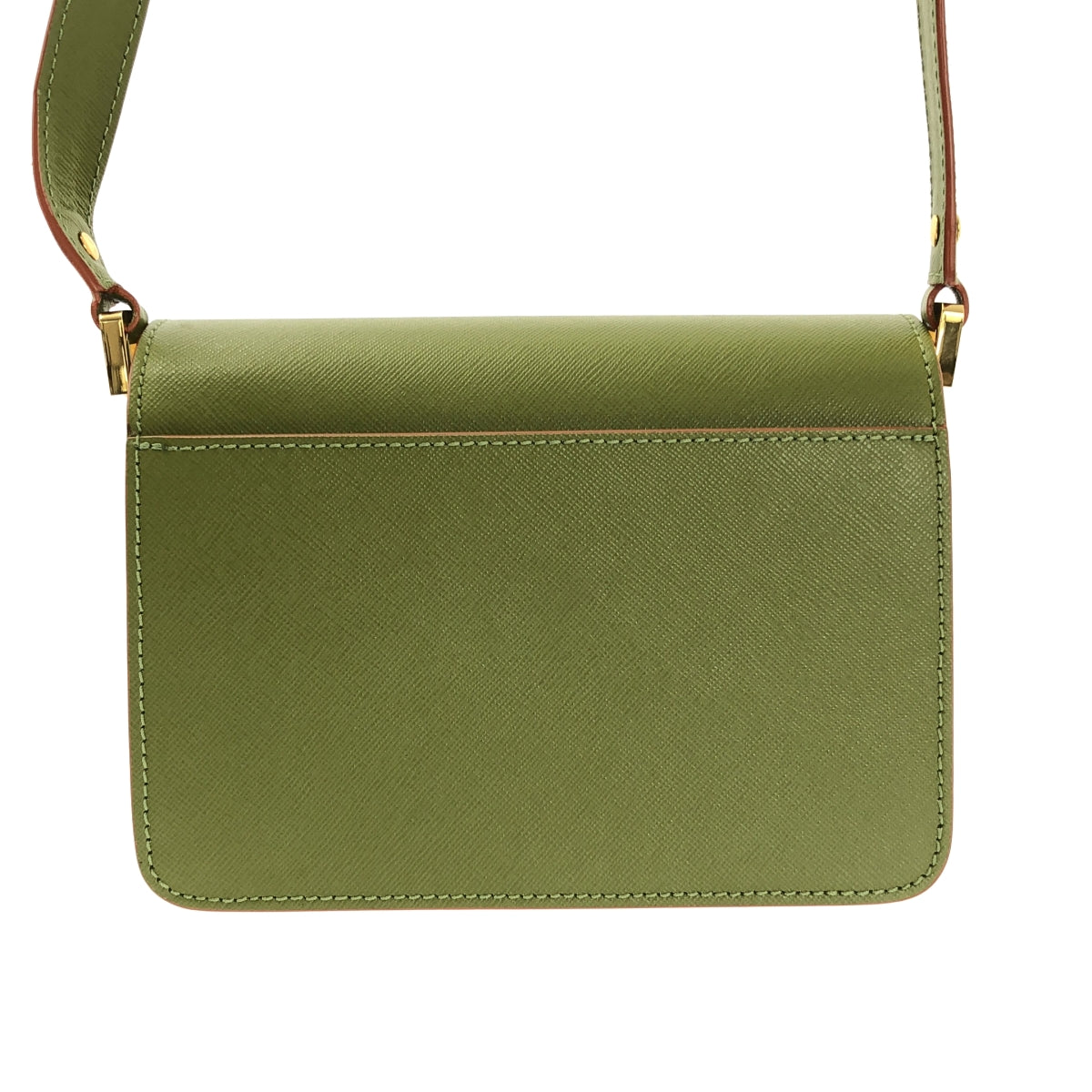 MARNI / マルニ | 2021AW | TRUNK トランク アコーディオン ショルダーバッグ | グリーン系 | レディース