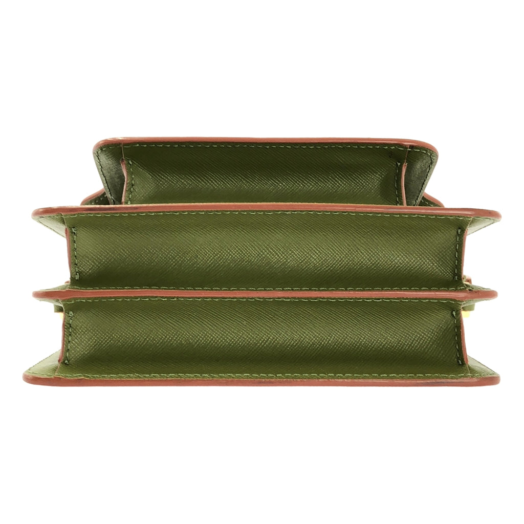 MARNI / マルニ | 2021AW | TRUNK トランク アコーディオン ショルダーバッグ | グリーン系 | レディース