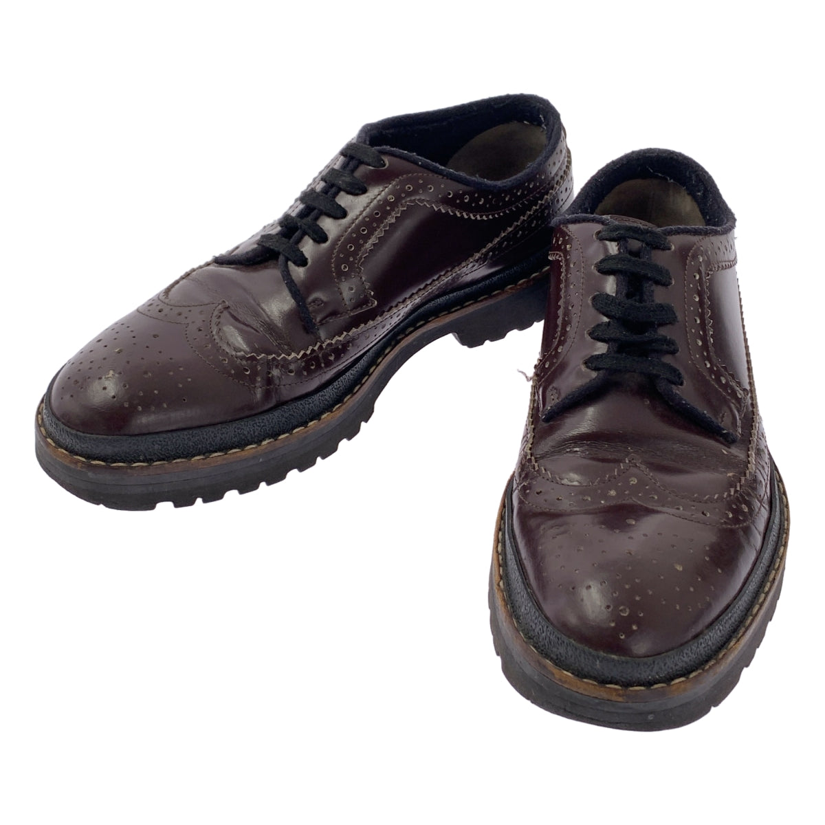 MARNI / 마르니 | 윙 팁 레이스 업 신발 | 브라운 | 남성