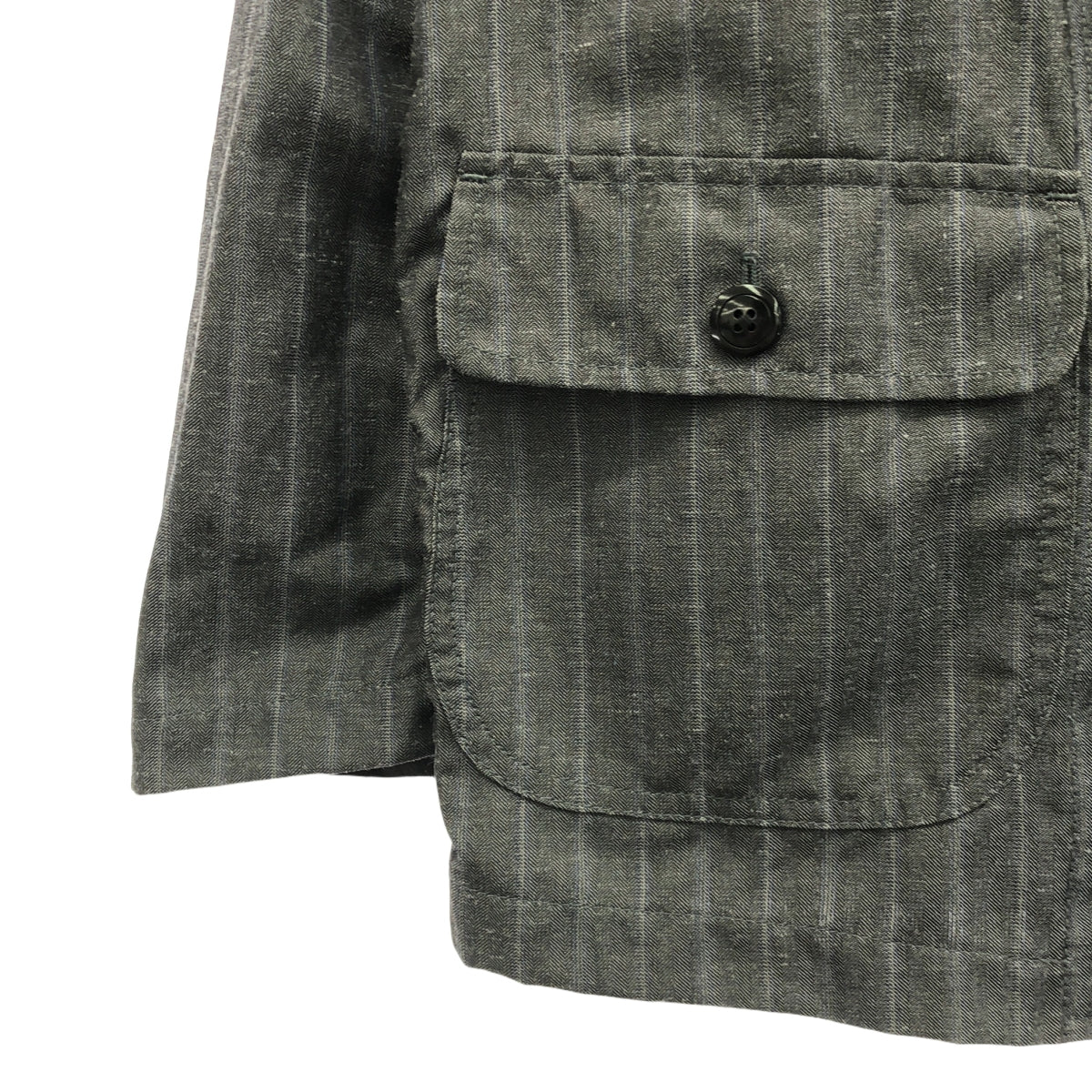 【美品】  JUNYA WATANABE MAN / ジュンヤワタナベマン | 2022SS | エステル ラミー へリンボーン ジャケット | S | グレー | メンズ