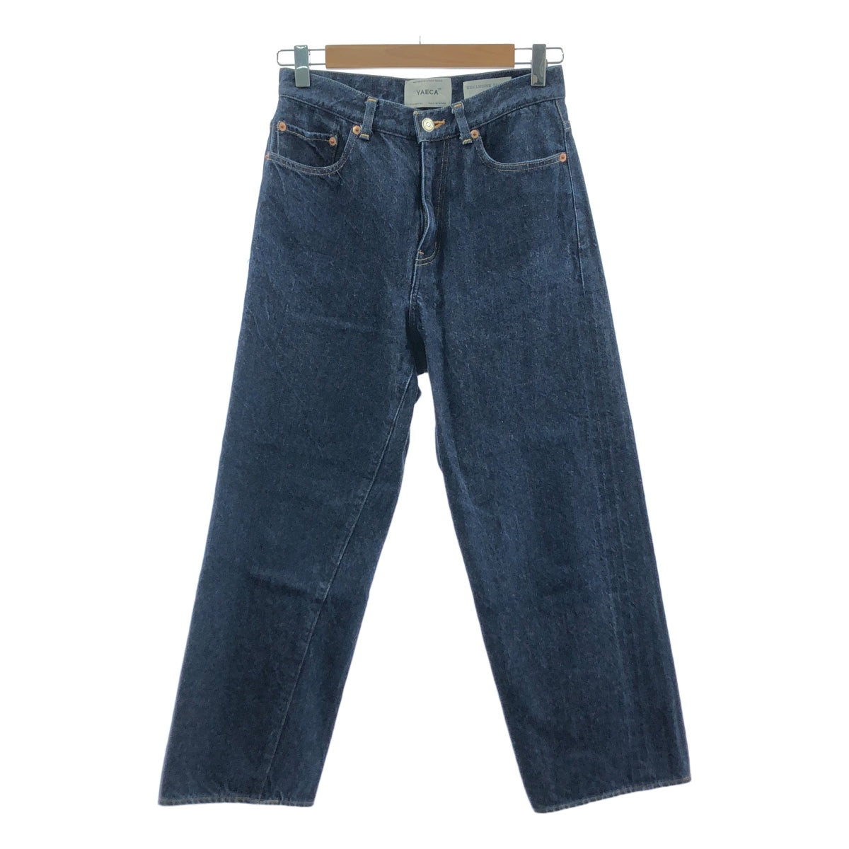 YAECA / ヤエカ | DENIM PANTS WIDE TAPERED ワイド デニムパンツ | 28 | インディゴ | レディース