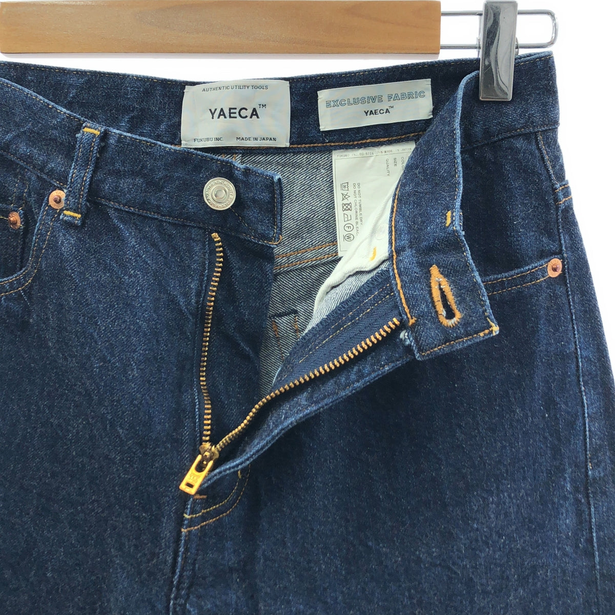 YAECA / ヤエカ | DENIM PANTS WIDE TAPERED ワイド デニムパンツ | 28 | インディゴ | レディース
