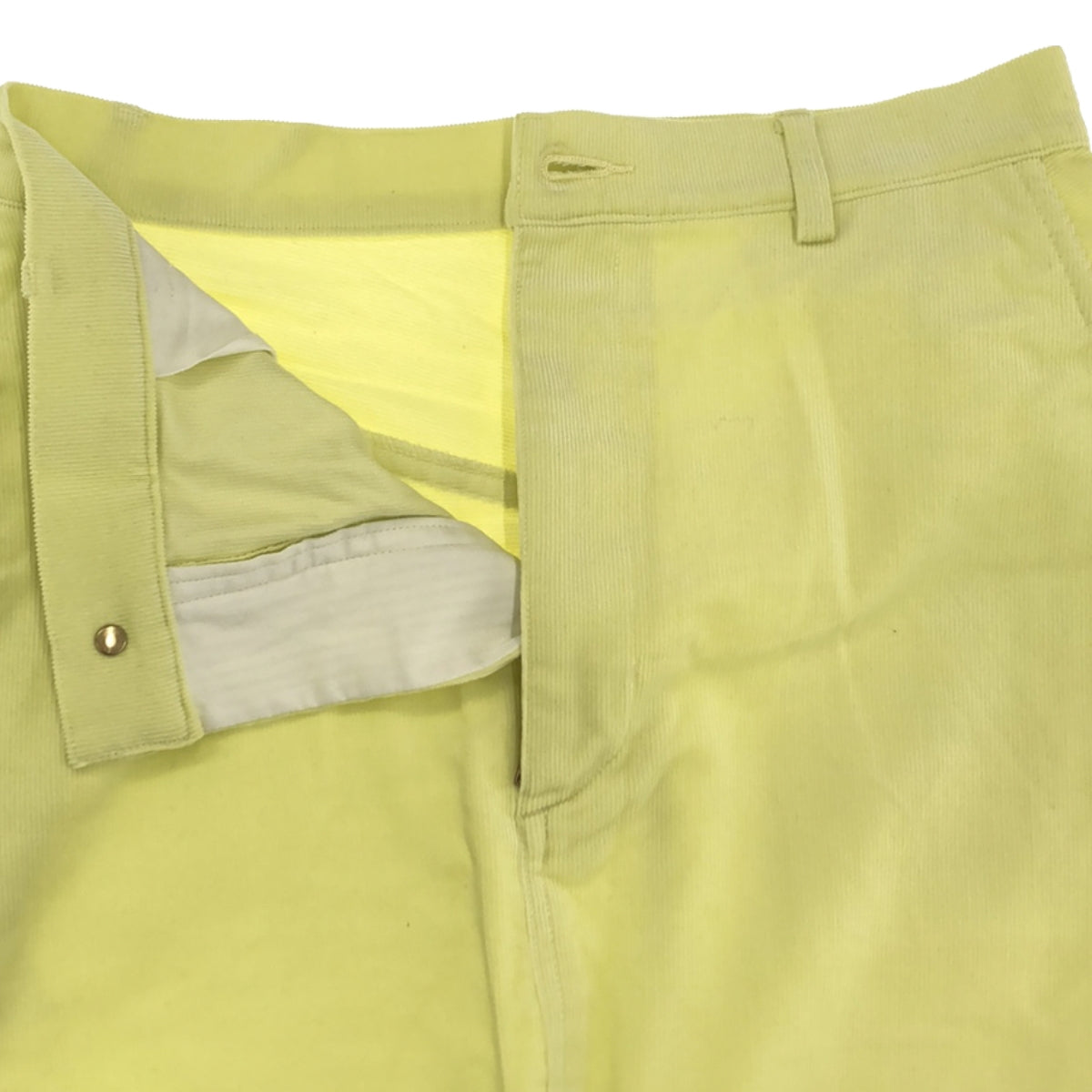 [Good Condition] BOWTE | 2023SS | CORDUROY BIAS SKIRT | 1 | Yellow | Women's