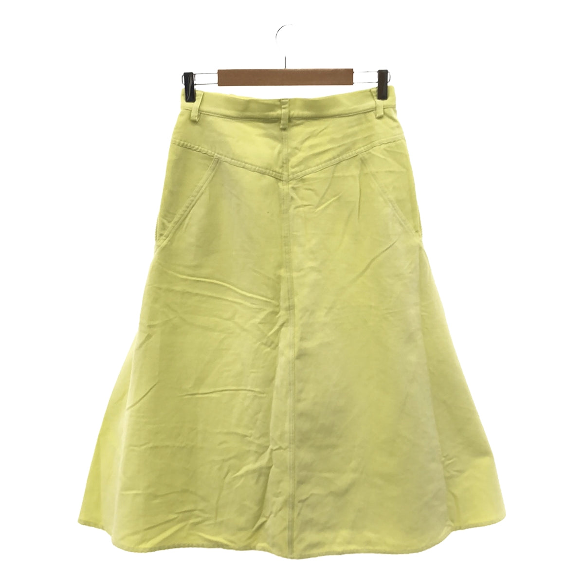 【美品】  BOWTE / バウト | 2023SS | CORDUROY BIAS SKIRT コーデュロイ バイアス スカート | 1 | イエロー | レディース