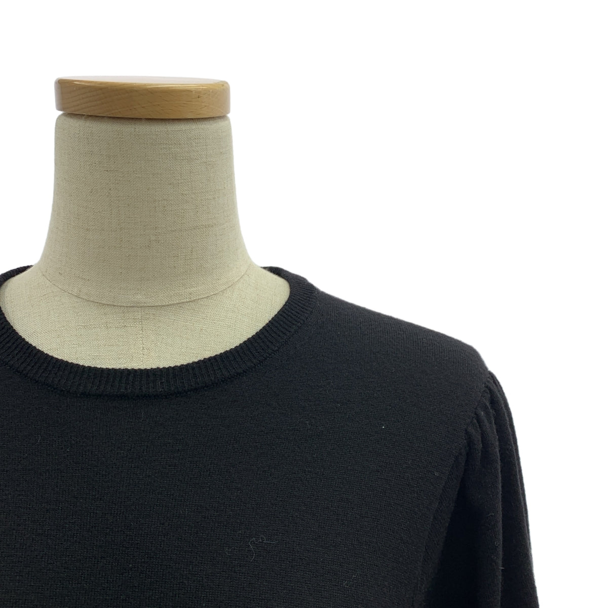 Drawer / ドゥロワー | 18G ギャザースリーブ ニット ワンピース | 1 | レディース