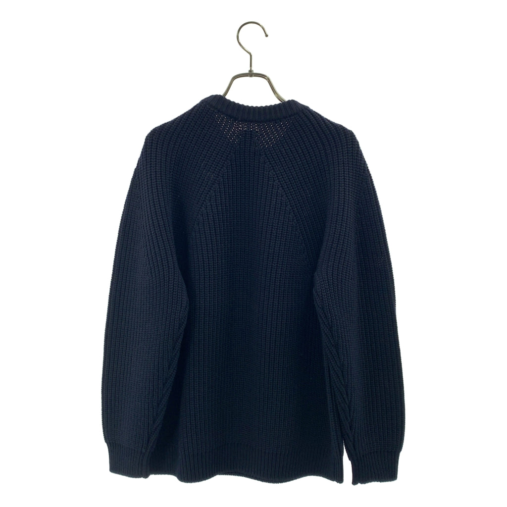 BATONER / バトナー | 2022AW | SIGNATURE CREW NECK シグネチャー5ゲージウールクルーネックニット | 1 | メンズ