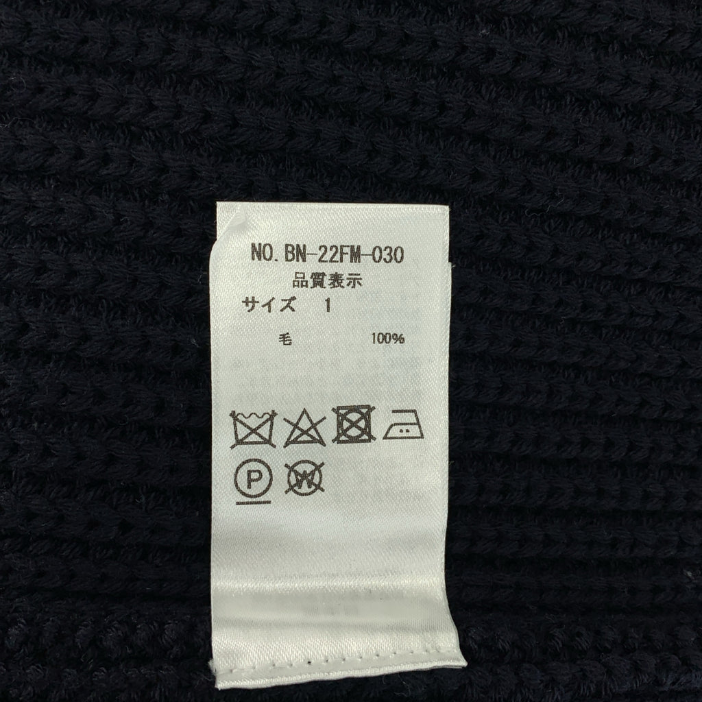 BATONER / バトナー | 2022AW | SIGNATURE CREW NECK シグネチャー5ゲージウールクルーネックニット | 1 | メンズ