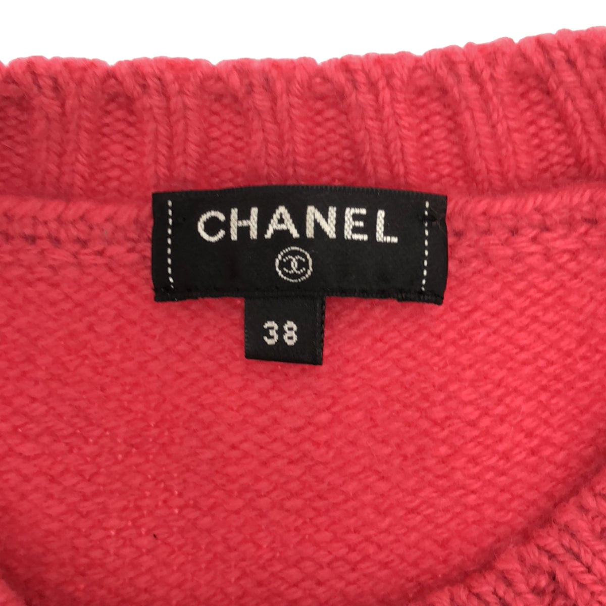 CHANEL / シャネル | cashmere 100％ / カシミヤ ニット プルオーバー | 38 | ピンク | レディース