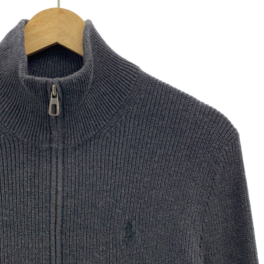 POLO RALPH LAUREN / 폴로랄프로렌 | 코튼 Zip Up 니트 | S | 남성