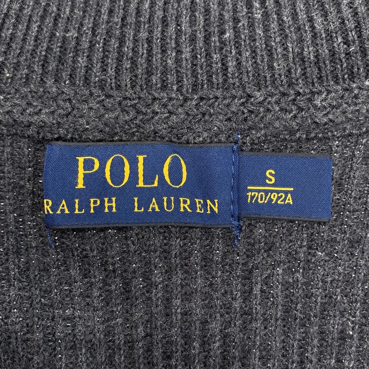 POLO RALPH LAUREN / 폴로랄프로렌 | 코튼 Zip Up 니트 | S | 남성