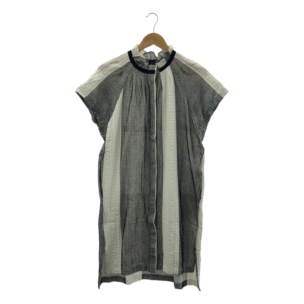 Zero + Maria Cornejo / ゼロ マリア コルネホ | エンブロイダリー ポケット付き ギャザー シャツ ワンピース | 4 | レディース