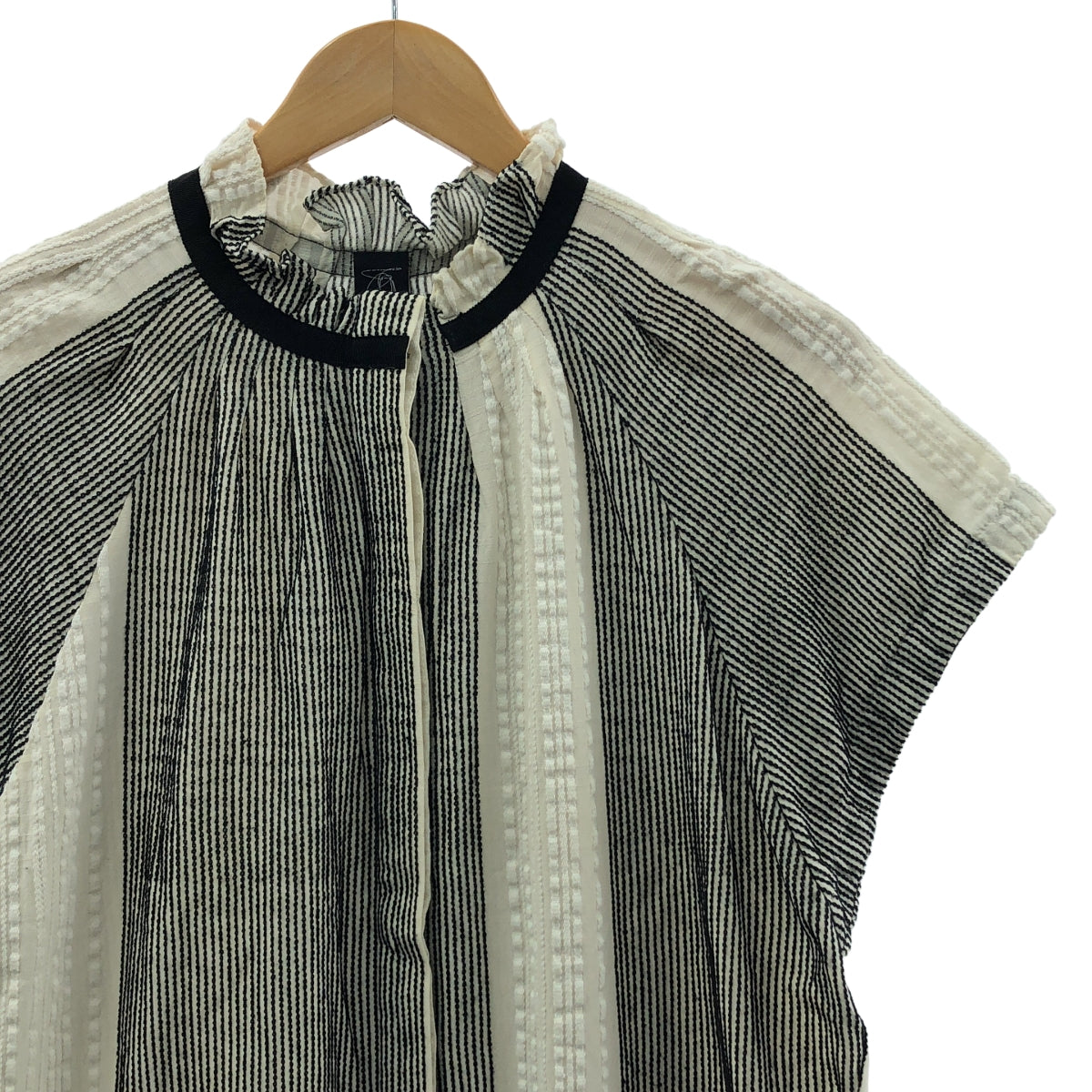 Zero + Maria Cornejo / ゼロ マリア コルネホ | エンブロイダリー ポケット付き ギャザー シャツ ワンピース | 4 | レディース