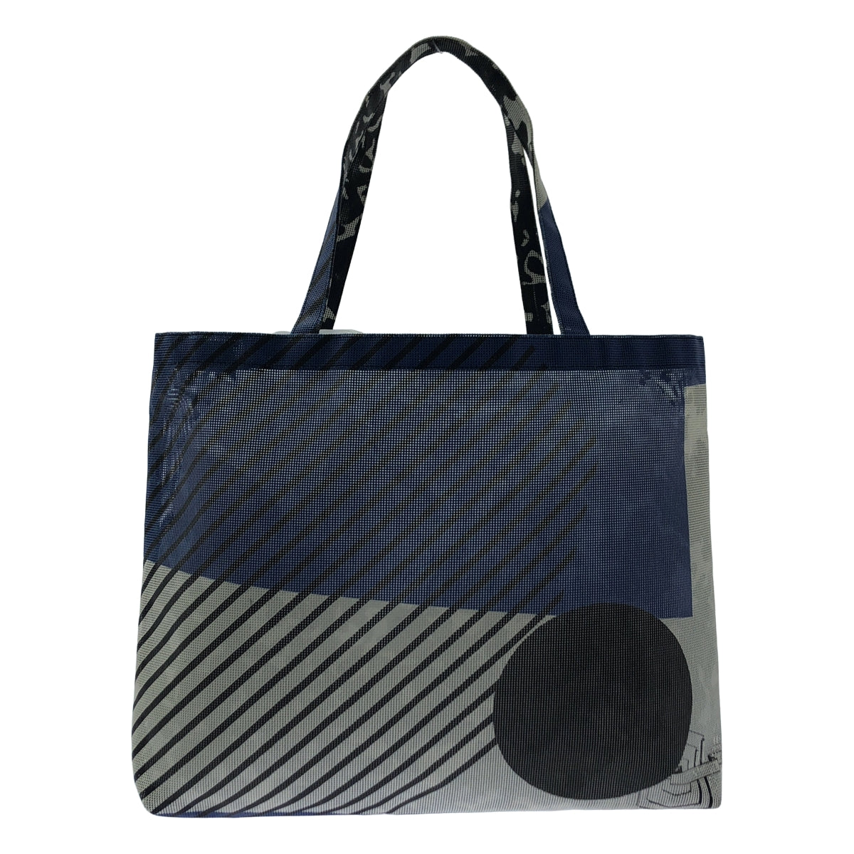 PANAMA 파나마 | mute × 오노 아야메 메쉬 타포린 토트 백 | 화이트 / 블루 / 블랙 | 여성