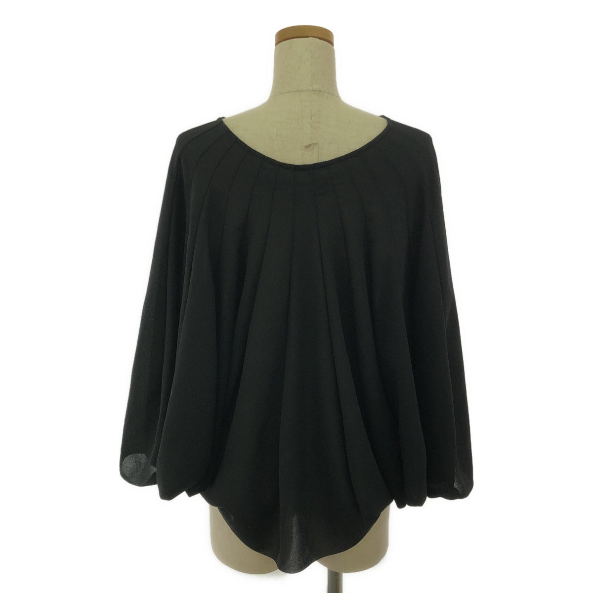JUNYA WATANABE COMME des GARCONS / 준야와타나베 | 2009AW | 드레이프 부 풀오버 블라우스 | M | 블랙 | 여성