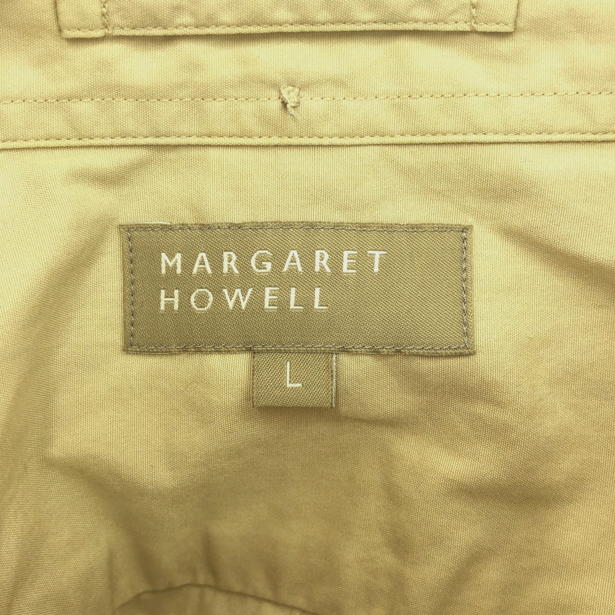 MARGARET HOWELL / マーガレットハウエル | コットン レギュラーカラー シャツ | L | メンズ