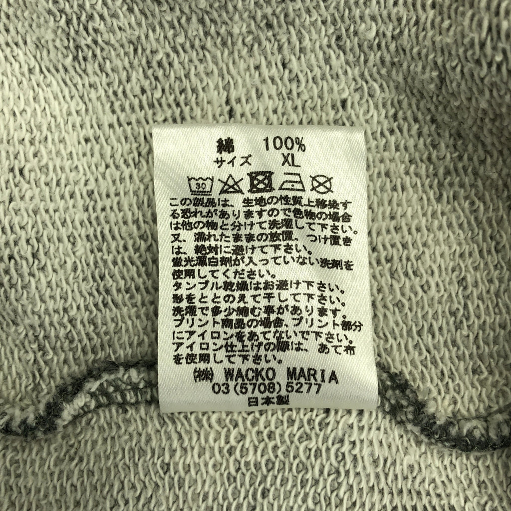 WACKO MARIA / ワコマリア | 酔生夢死 プリント パーカー | XL | メンズ