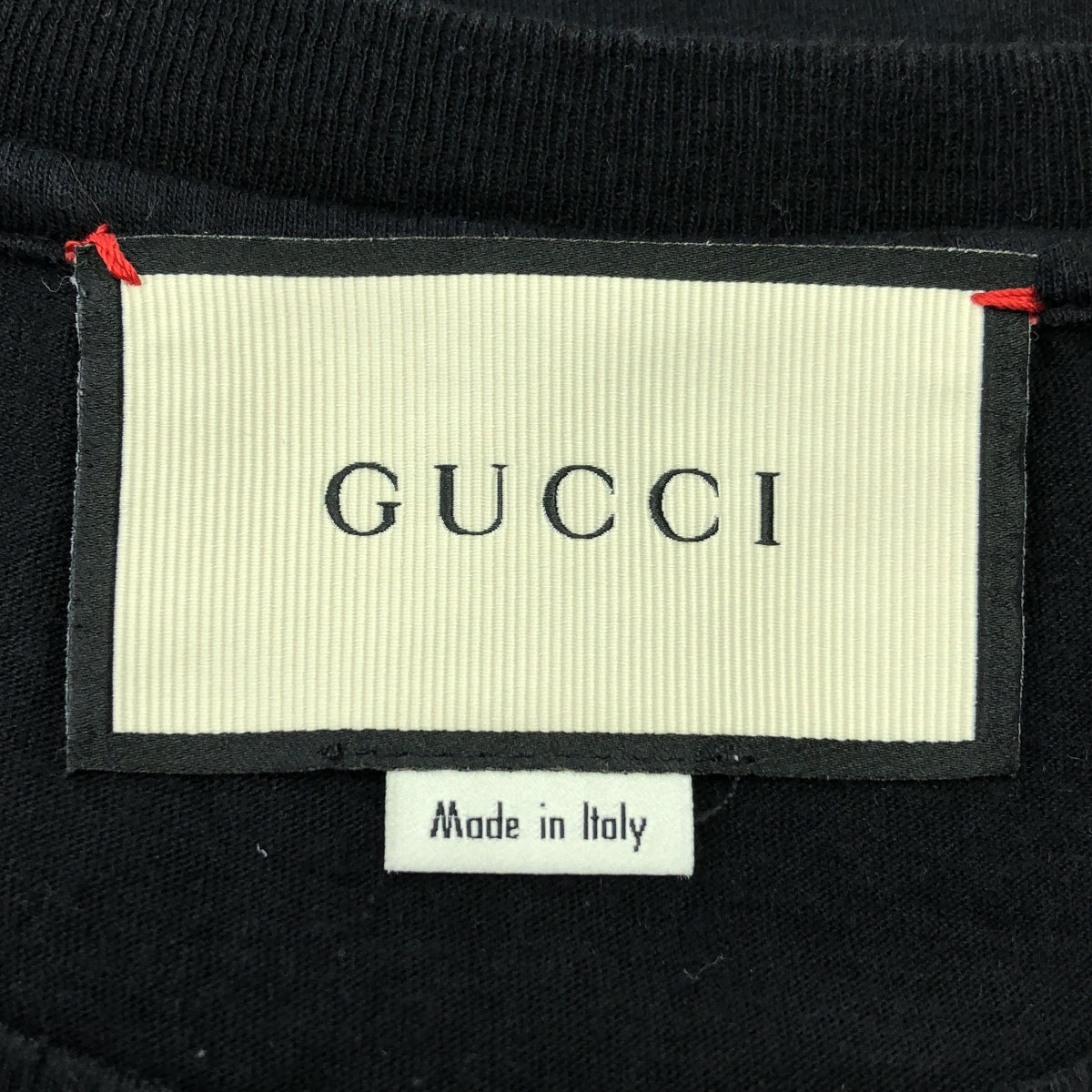 GUCCI | 標誌水洗超大 T 卹 | 小尺寸 | 黑色 | 男款