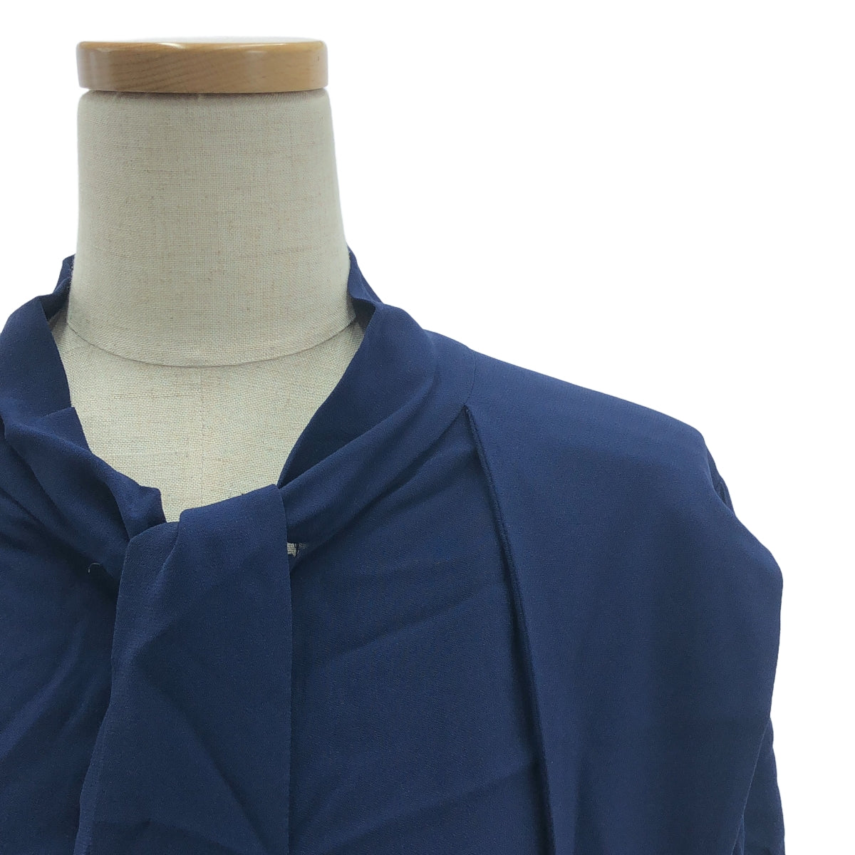 BALENCIAGA / 발렌시아가 | 보우타이 풀오버 셔츠 | 34 | 블루 | 여성