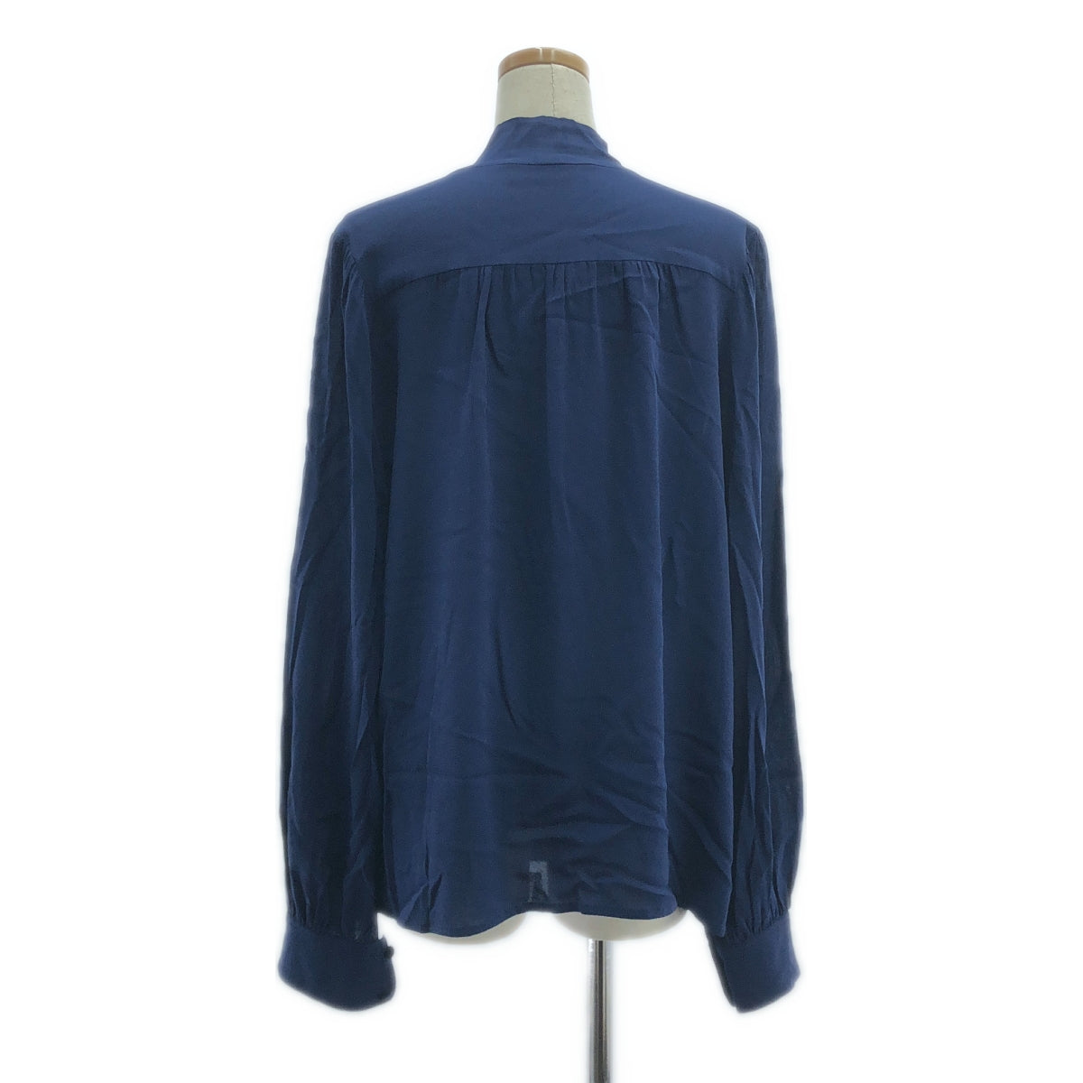 BALENCIAGA / 발렌시아가 | 보우타이 풀오버 셔츠 | 34 | 블루 | 여성