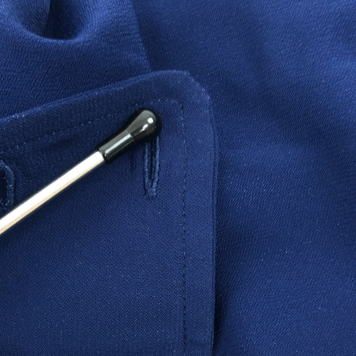 BALENCIAGA / バレンシアガ | ボウタイ プルオーバーシャツ | 34 | ブルー | レディース