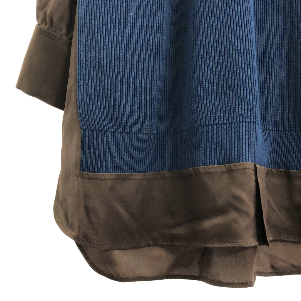 Maison Margiela | 2022 春夏系列 | 超大針織拼接襯衫裙 | 尺寸 38 |