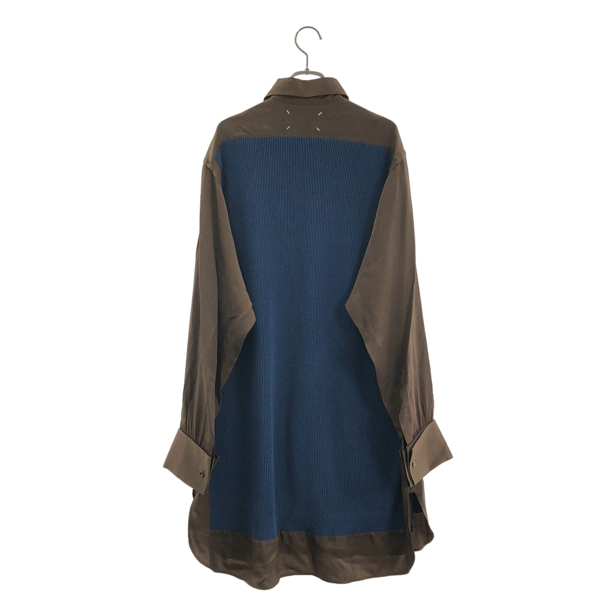 Maison Margiela | 2022 春夏系列 | 超大針織拼接襯衫裙 | 尺寸 38 |