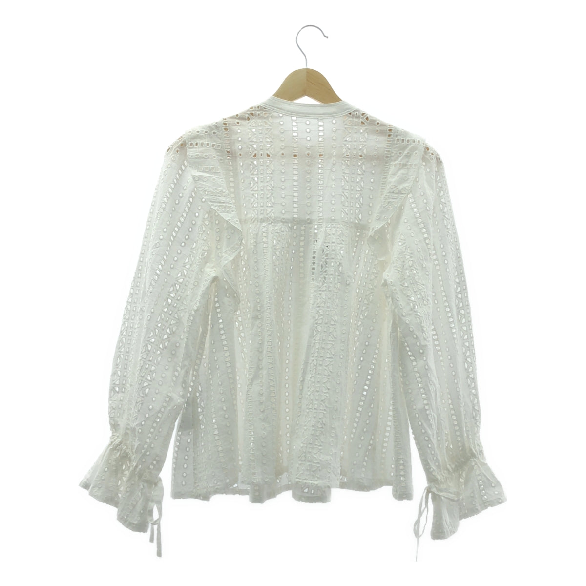 【美品】  RHC Ron Herman / アールエイチシーロンハーマン | 2024SS | Cut Work Blouse カットワーク コットン ブラウス | XS | ホワイト | レディース