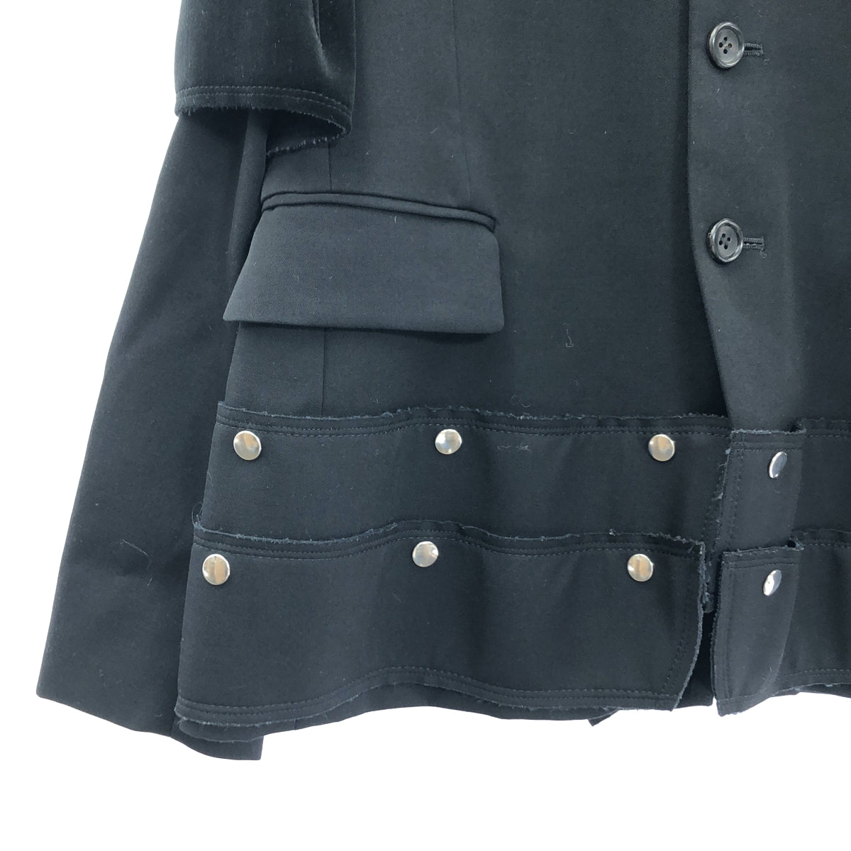 COMME des GARCONS / コムデギャルソン | 2016AW | 18世紀のパンク 甲冑 テーラード ジャケット | S | レディース