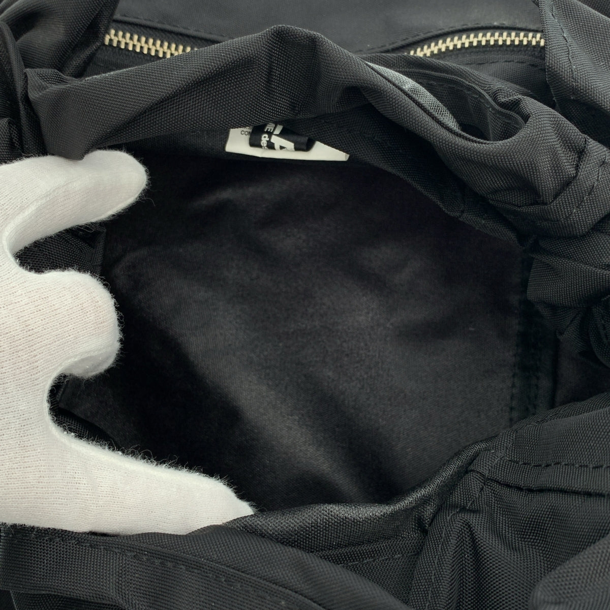 黑色 COMME des GARÇONS |尼龍糖果袋|