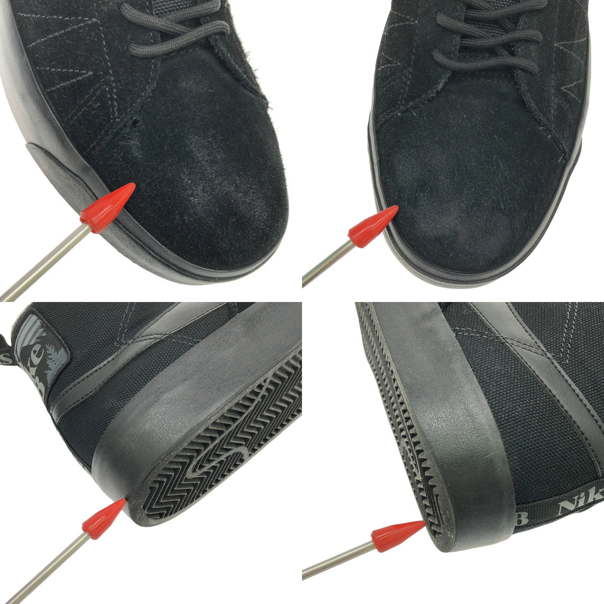 NIKE / 나이키 | 2022 | SB ZOOM BLAZER MID PREMIUM 에스비 블레이저 미드 프리미엄 스니커즈 | 30 | 블랙 | 남성