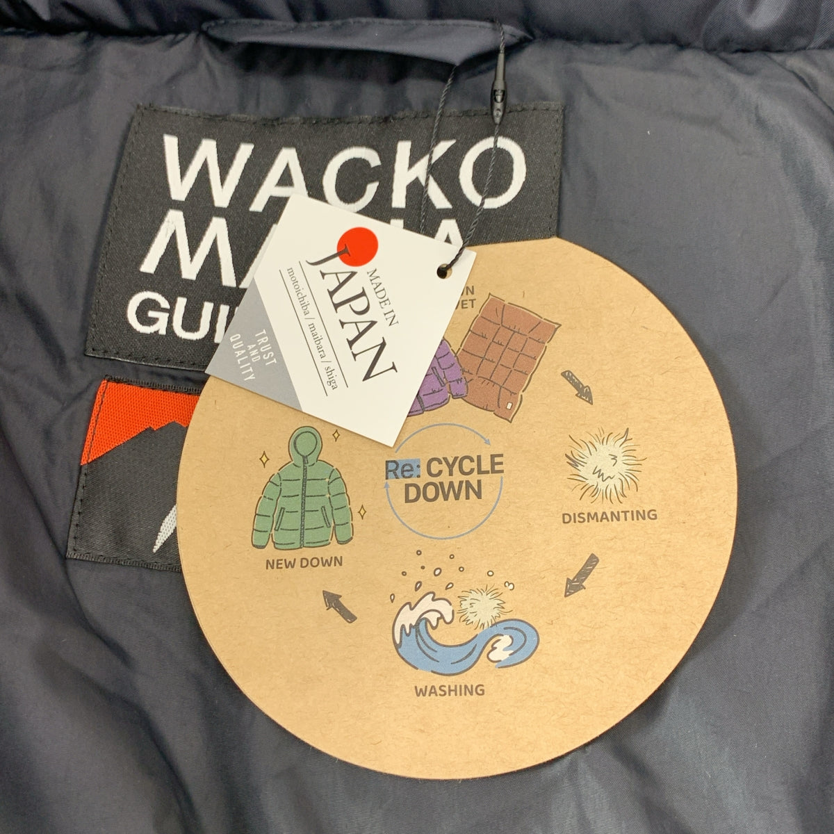 WACKO MARIA / ワコマリア | 2024AW | × NANGA / ナンガ コラボ MARIA DOWN JACKET TYPE-1 マリア ダウンジャケット | M | メンズ