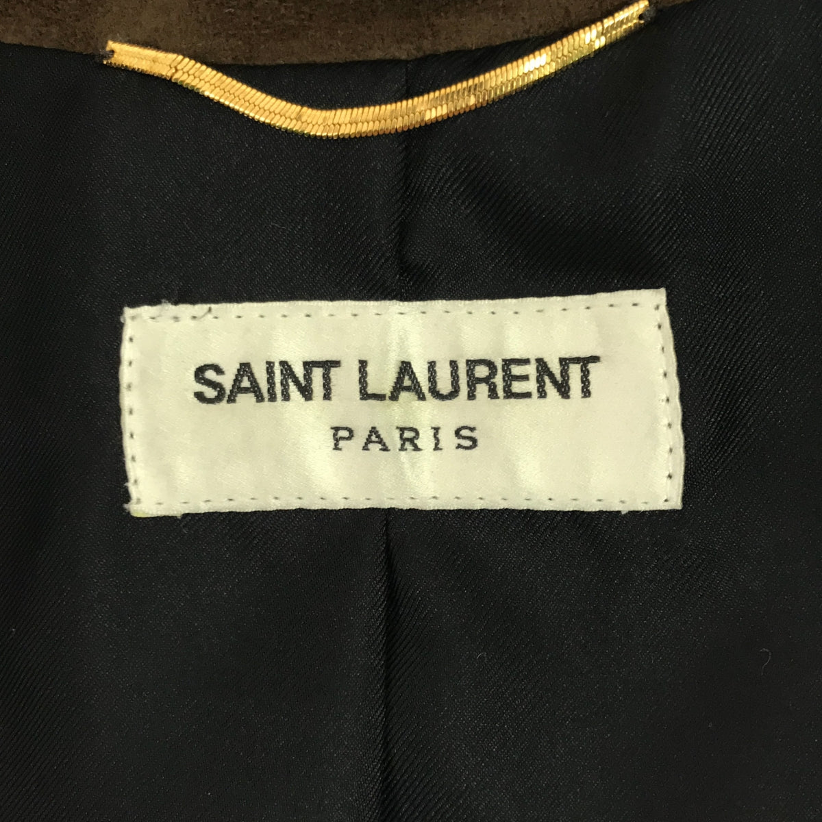 SAINT LAURENT PARIS / サンローランパリ | エディスリマン期 ゴートスエード レザー フリンジ ジャケット | 38 – KLD