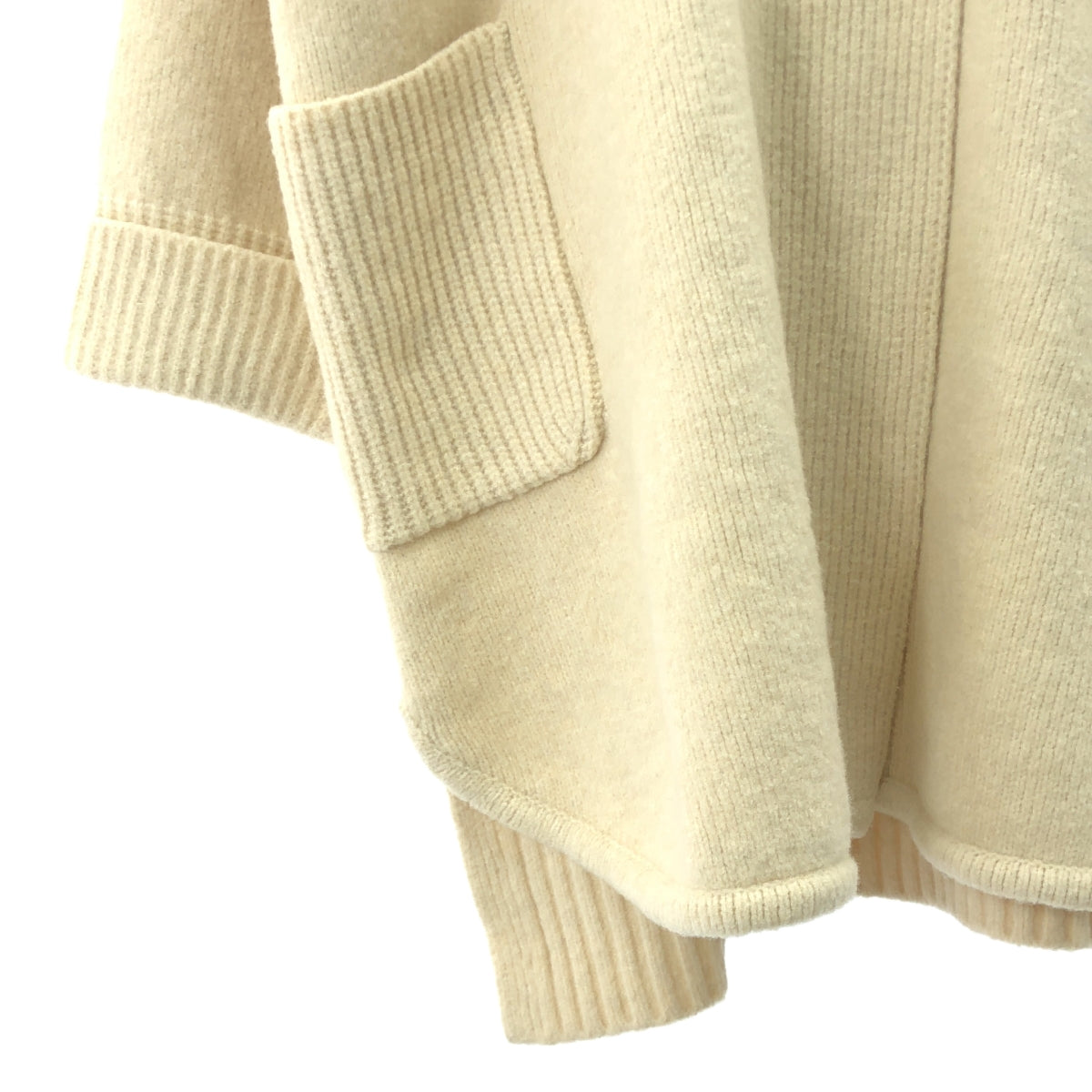 [狀況極佳] ayane / Ayan | Soufflé 連帽大衣 | 尺寸 38 | 米色 | 女款