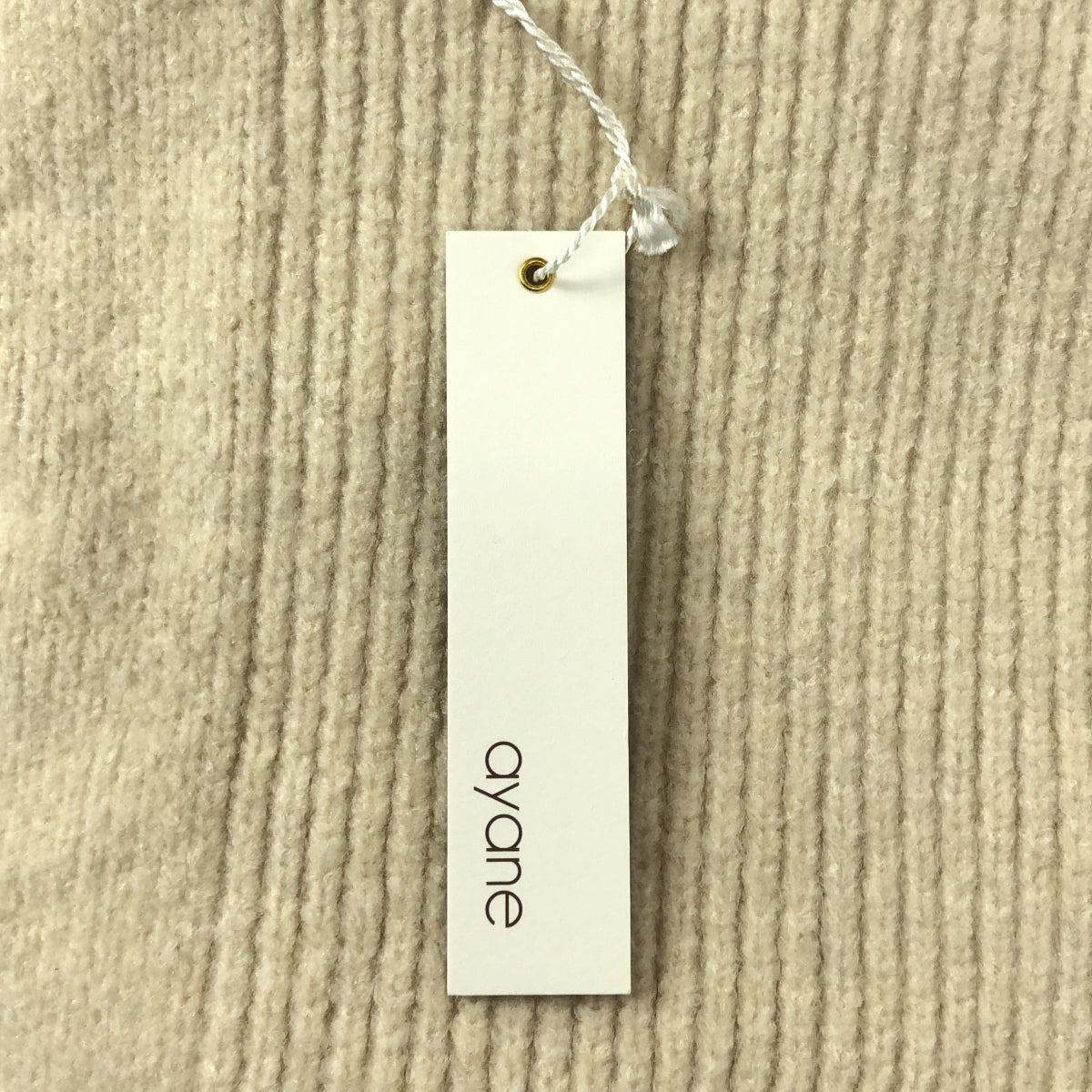 【美品】  ayane / アヤン | スフレ系フーデッドコート | 38 | ベージュ | レディース