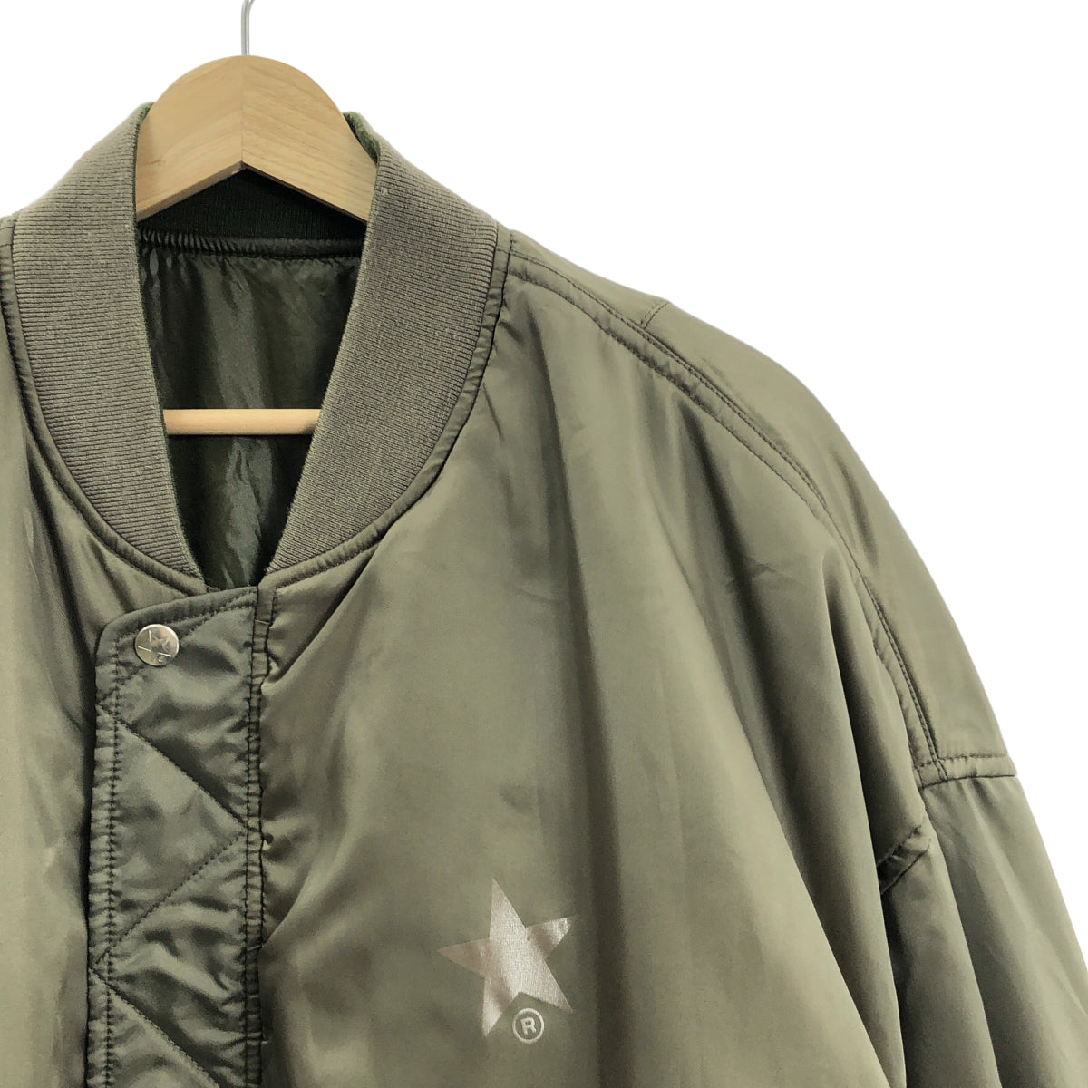 CONVERSE TOKYO | 雙面飛行員外套 | 橄欖綠色 | 男款