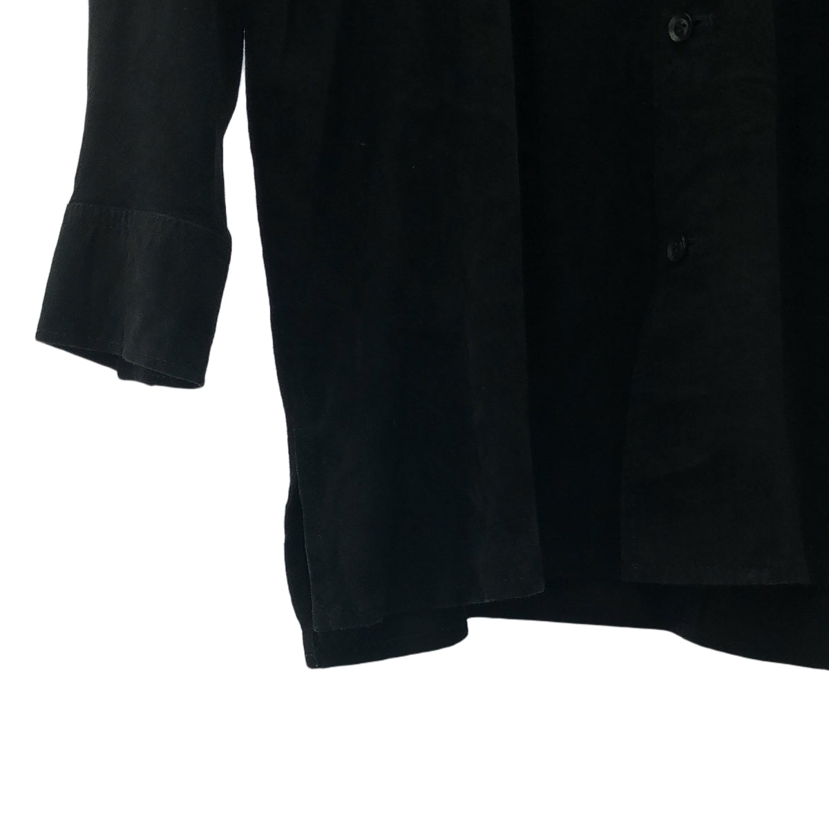 YOHJI YAMAMOTO POUR HOMME / 요우지야마모토풀 옴므 | × ISAMU KATAYAMA 이삼 카타야마 / BACKLASH 캥거루 가죽 셔츠 | 2 | 남성