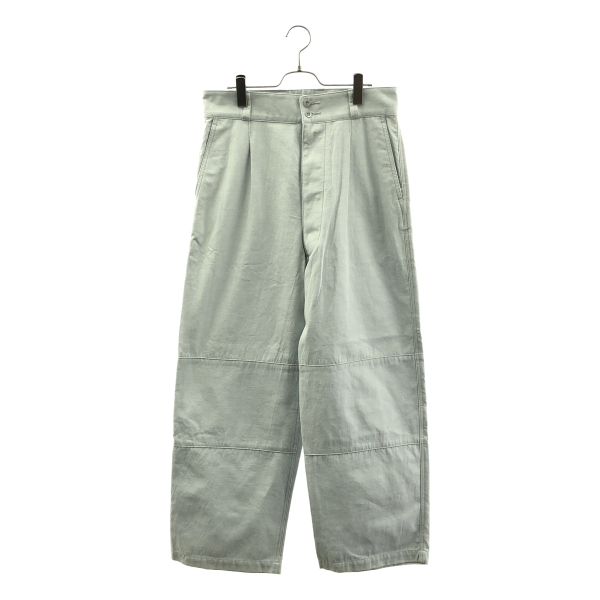 ATON / 에이턴 | 코튼 탁 와이드 슬랙스 팬츠 | 04 | 남성