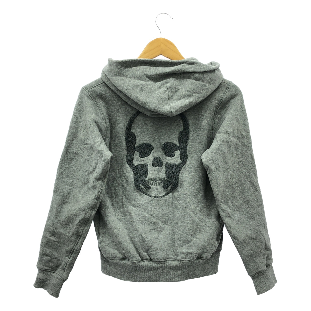 lucien pellat-finet / Lucien Pellat-Finet | Skull Full Zip Sweat Hoodie | S | Grey | Women's