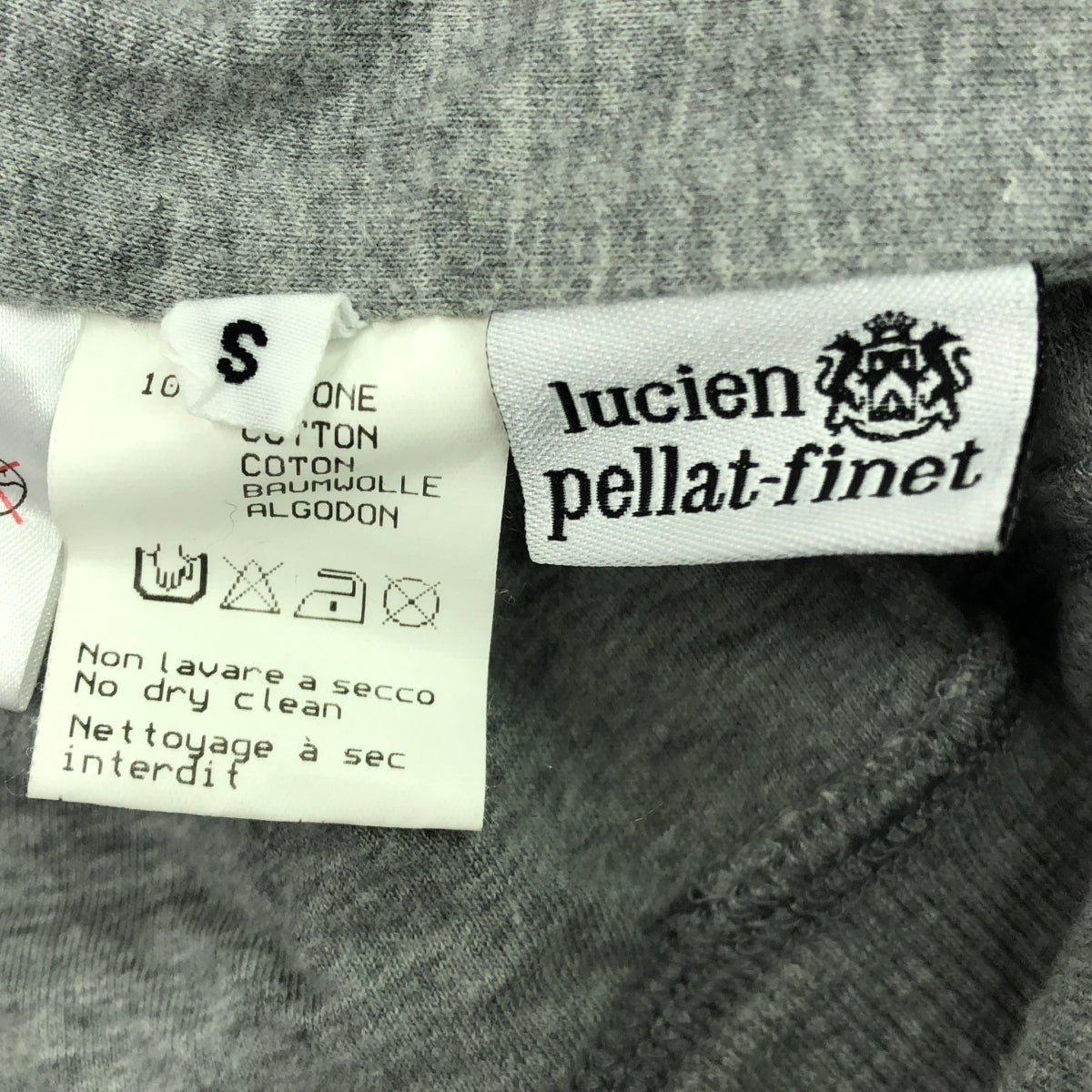 lucien pellat-finet / Lucien Pellat-Finet | Skull Full Zip Sweat Hoodie | S | Grey | Women's