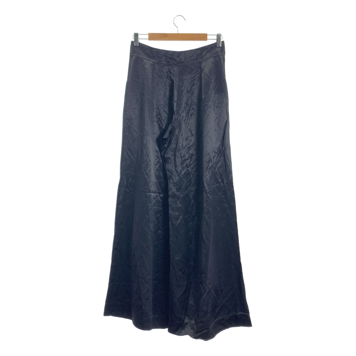 Yohji Yamamoto FEMME / ヨウジヤマモトファム | 1996SS | アセテート レーヨン フレアパンツ | M | ブラック | レディース