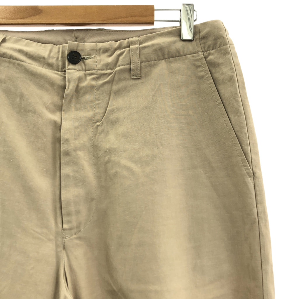 UNIVERSAL PRODUCTS / ユニバーサルプロダクツ | COTTON LINEN FIELD TROUSERS / ドローストリング ワイド パンツ | 3 | メンズ