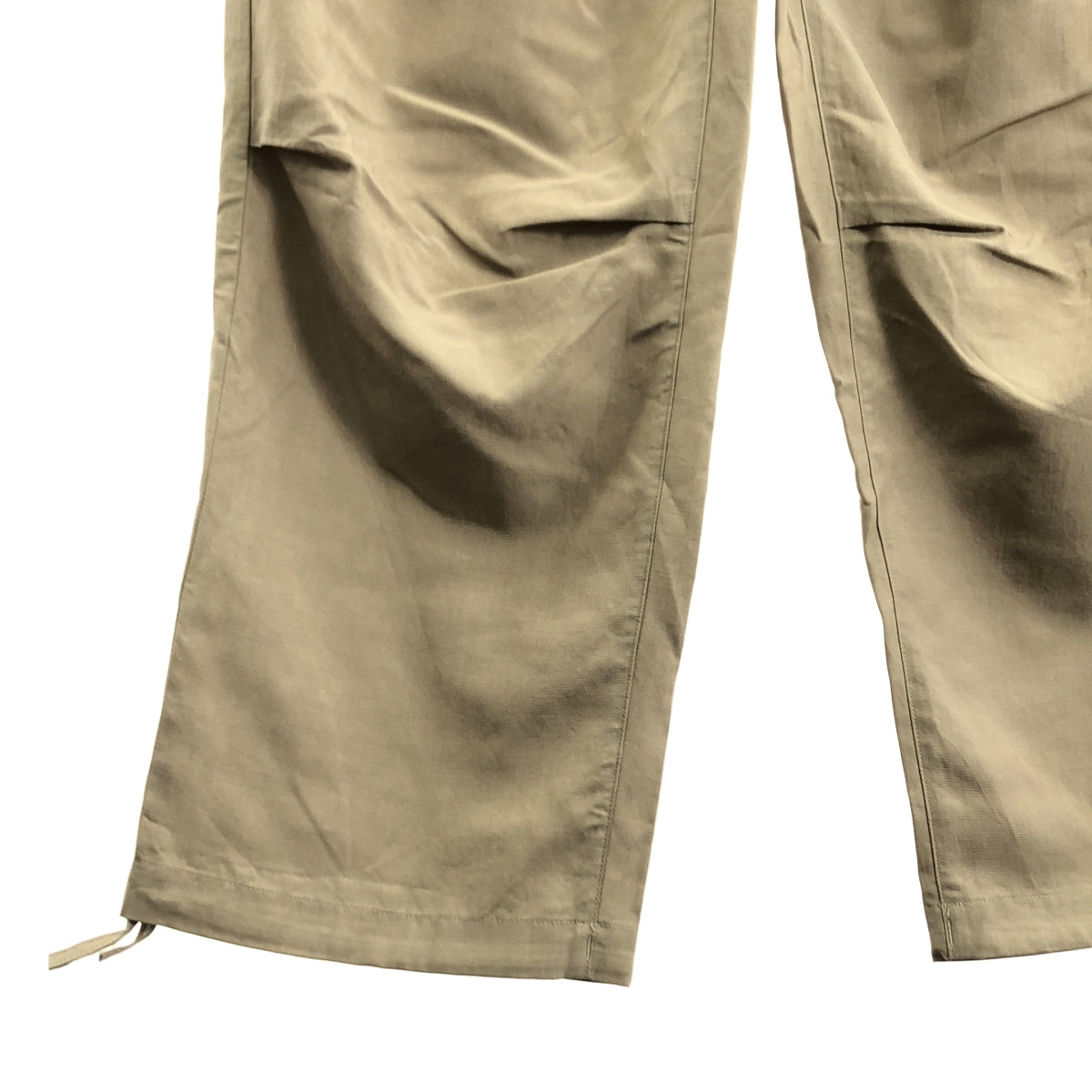 UNIVERSAL PRODUCTS / ユニバーサルプロダクツ | COTTON LINEN FIELD TROUSERS / ドローストリング ワイド パンツ | 3 | メンズ