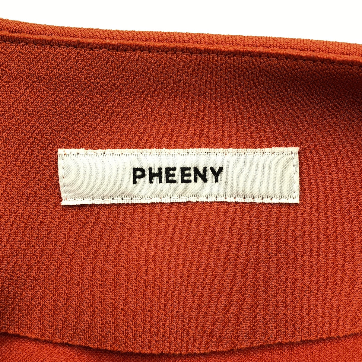 PHEENY / フィーニー | Amunzen jacket ノーカラージャケット | F | オレンジ | レディース